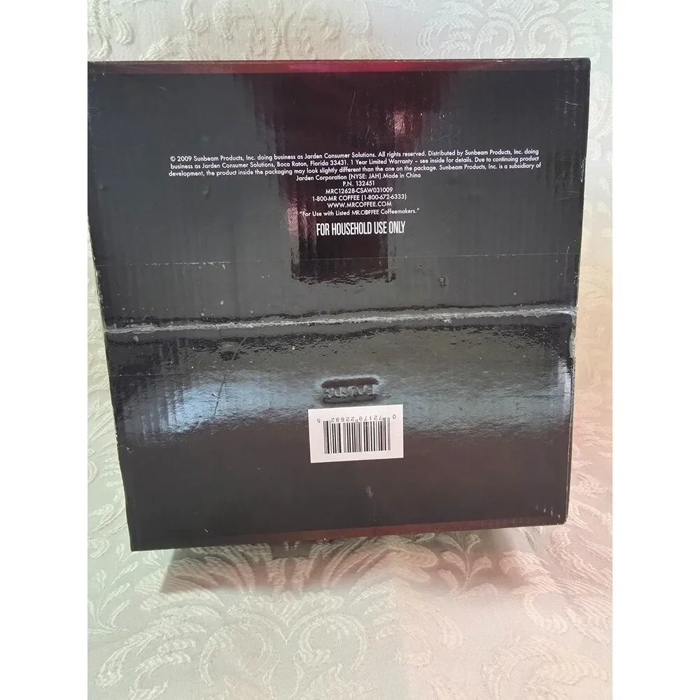 Mr. Coffee new box